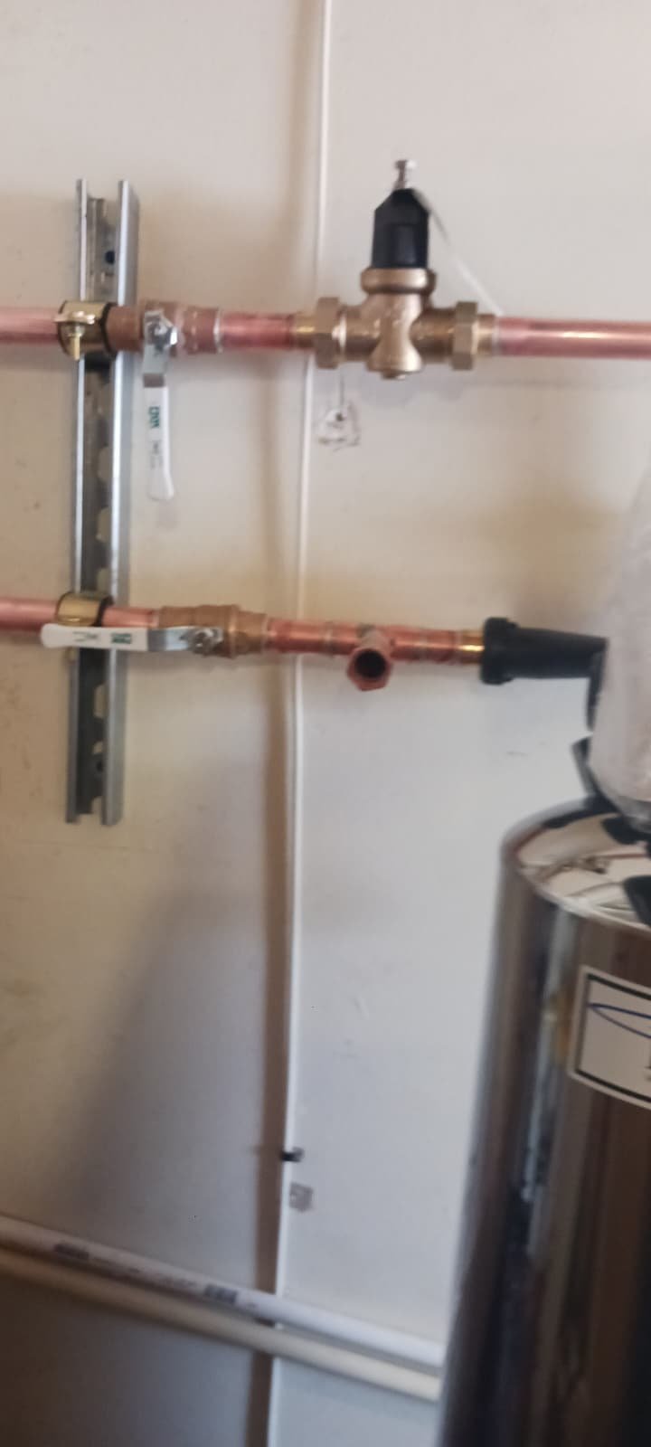 Copper Repipe with Pressure Regulator
